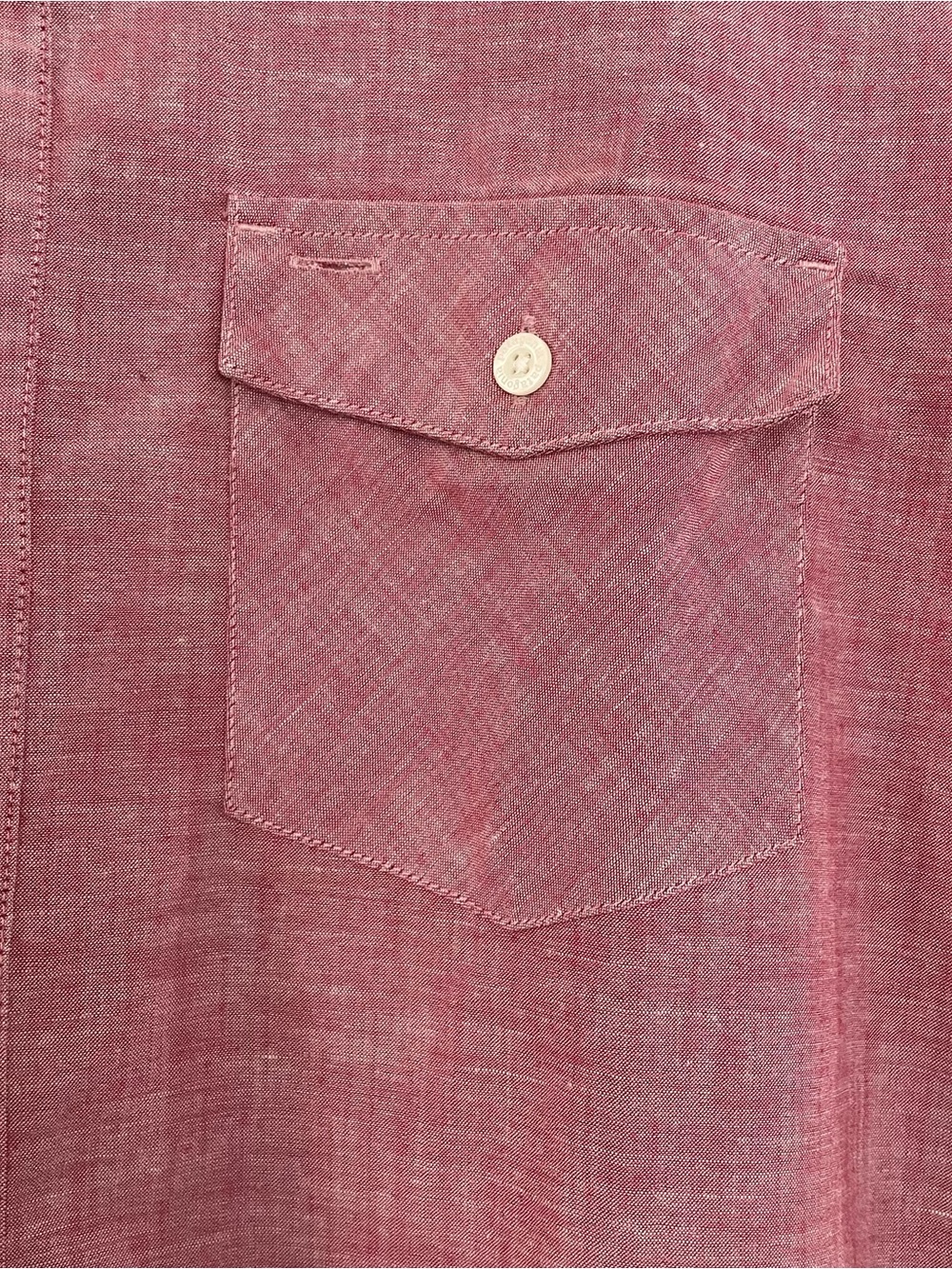 Patagonia Men's Short-Sleeve Button-Down Shirt in Dusty Red - Picture 3 of 7